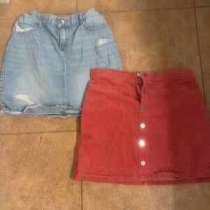 Size 16 girls skirts
